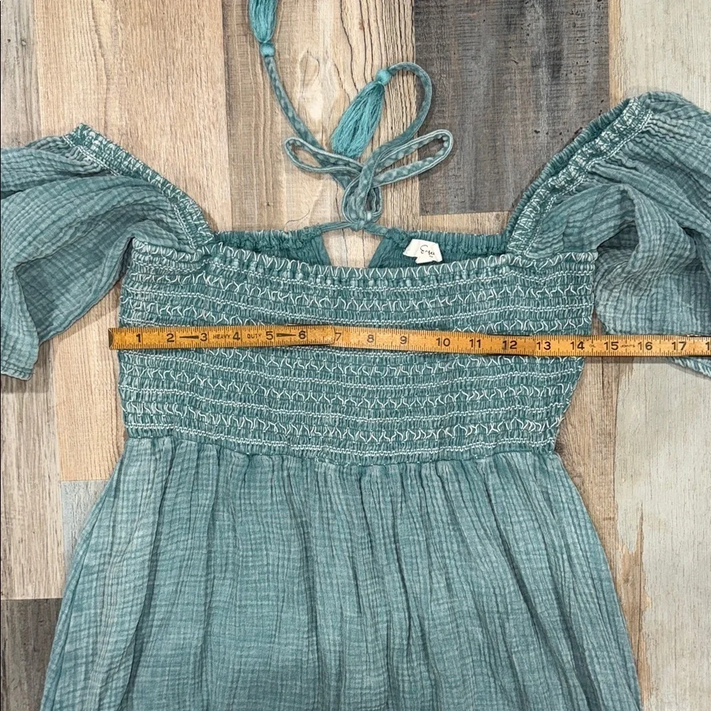Easel Off-Shoulder Maxi peasant Dress - Picture 6 of 6